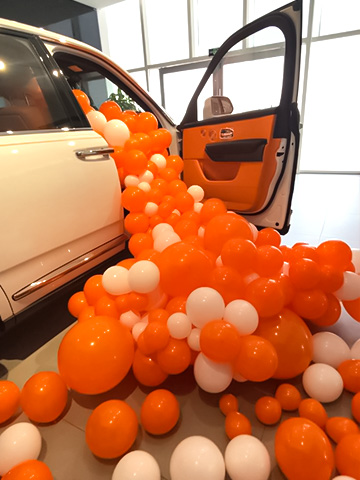 劳斯莱斯提付交车仪式🚗库里南提车现场气球布置🎉